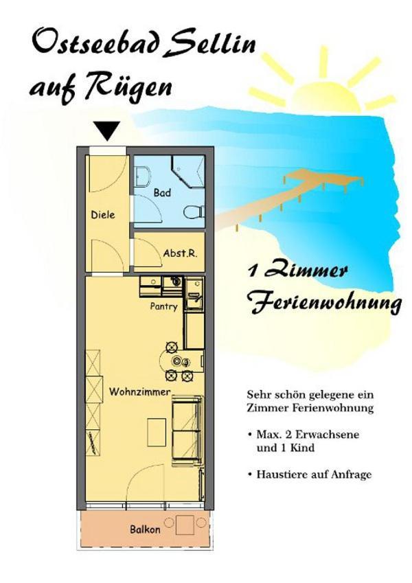 Ferienapartment Haus Baltic 1Og09 Sellin  ภายนอก รูปภาพ